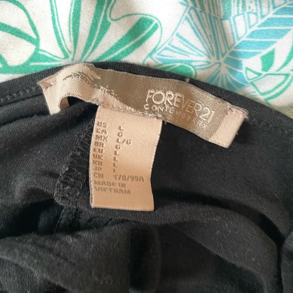 Forever 21 Black Cold Shoulder Shift Dress - Picture 6 of 15